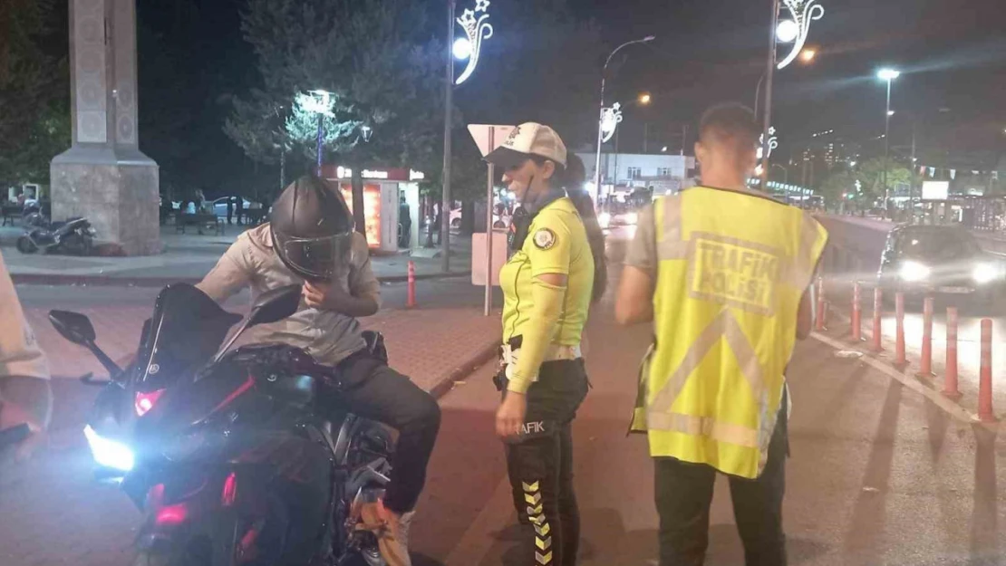 Gaziantep'te 59 motosiklet sürücüsüne 270 bin TL ceza