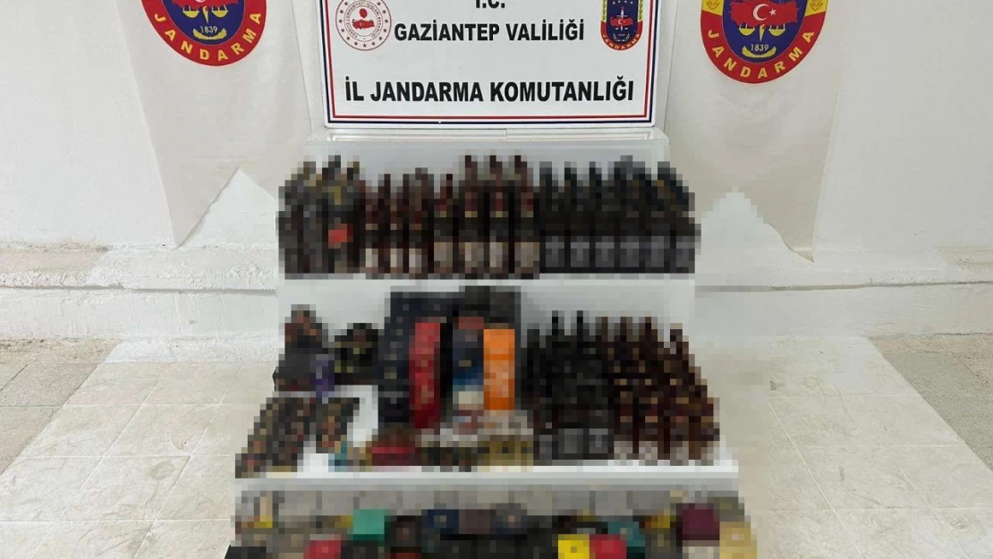 Gaziantep'te 645 litre kaçak alkol ele geçirildi: 4 gözaltı