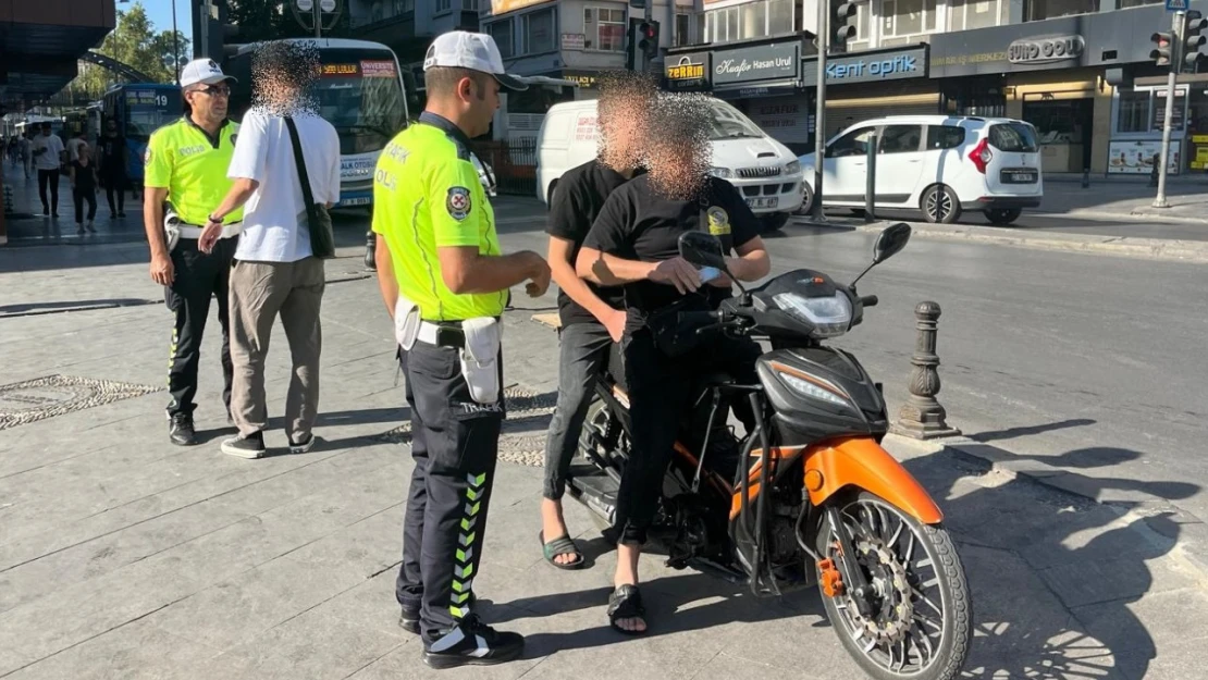 Gaziantep'te 93 motosiklet sürücüsüne 187 bin TL ceza