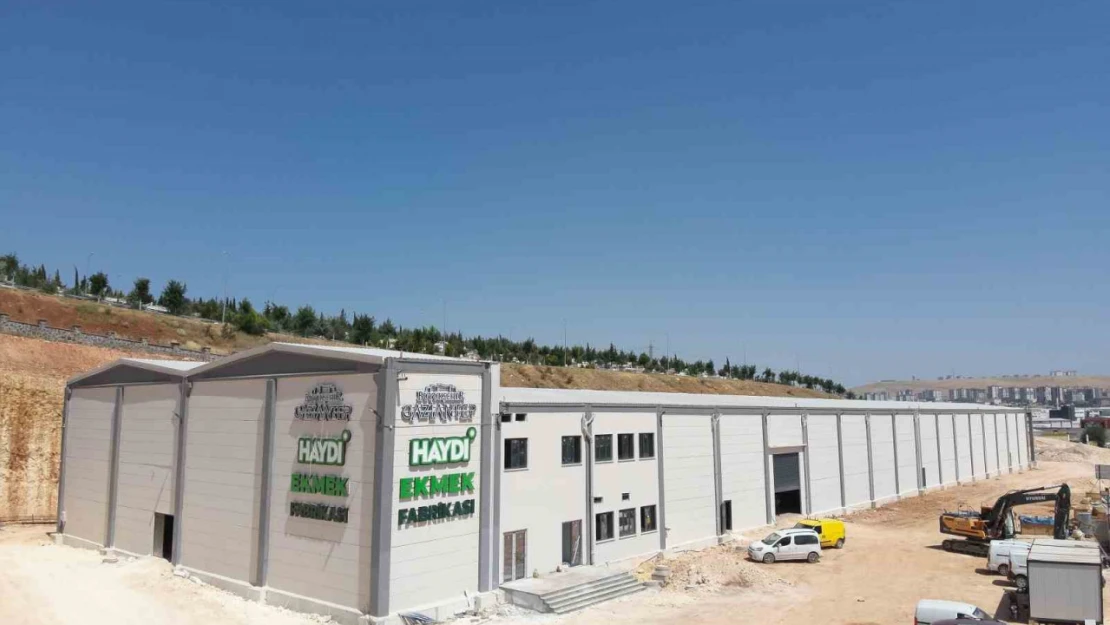 Gaziantep'te HAYDİ'ler için ekmek üretim fabrikası kuruldu