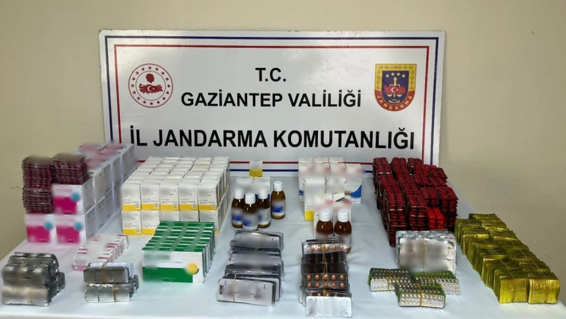 Gaziantep'te jandarmadan kaçak ilaç operasyonu: 2 gözaltı