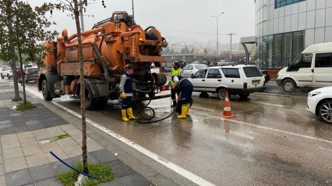 Gaziantep'te yoğun yağışın sebep olduğu olumsuzluklar giderildi