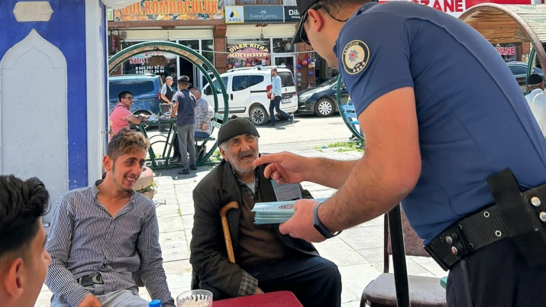 Hınıs polisinden vatandaşa broşürlü uyarı