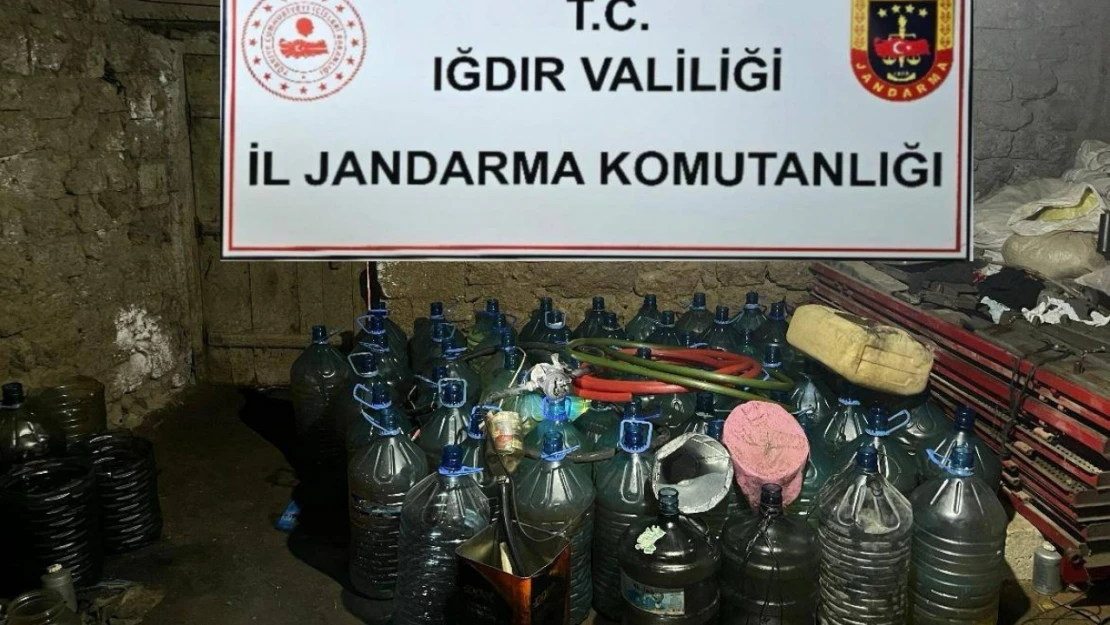 Iğdır'da 4 bin 150 litre kaçak akaryakıt ele geçirildi