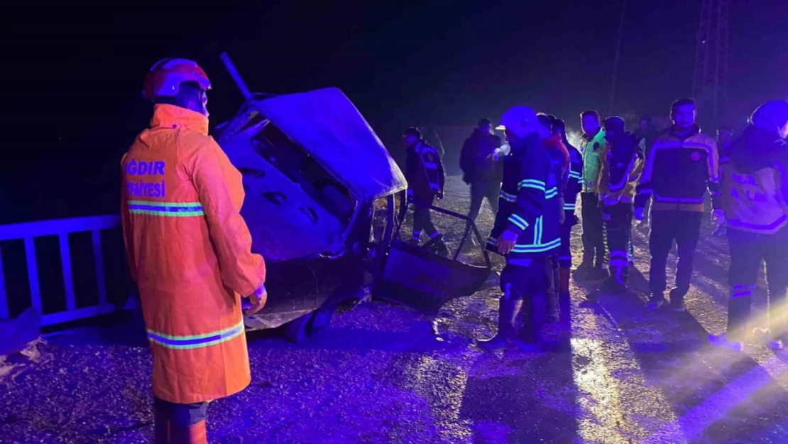 Iğdır'da zincirleme trafik kazası: 2 yaralı