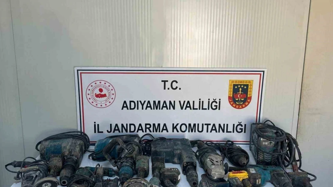 İnşaat malzemelerini çalan şahıs yakalandı