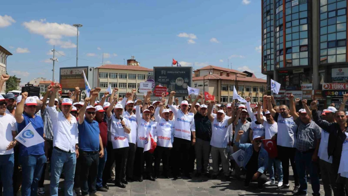 İşçiler BBP'li Başkanı protesto etti