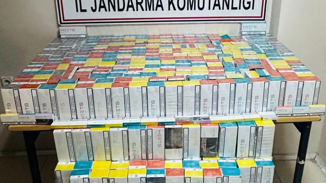 Jandarma'dan kaçak sigara operasyonu