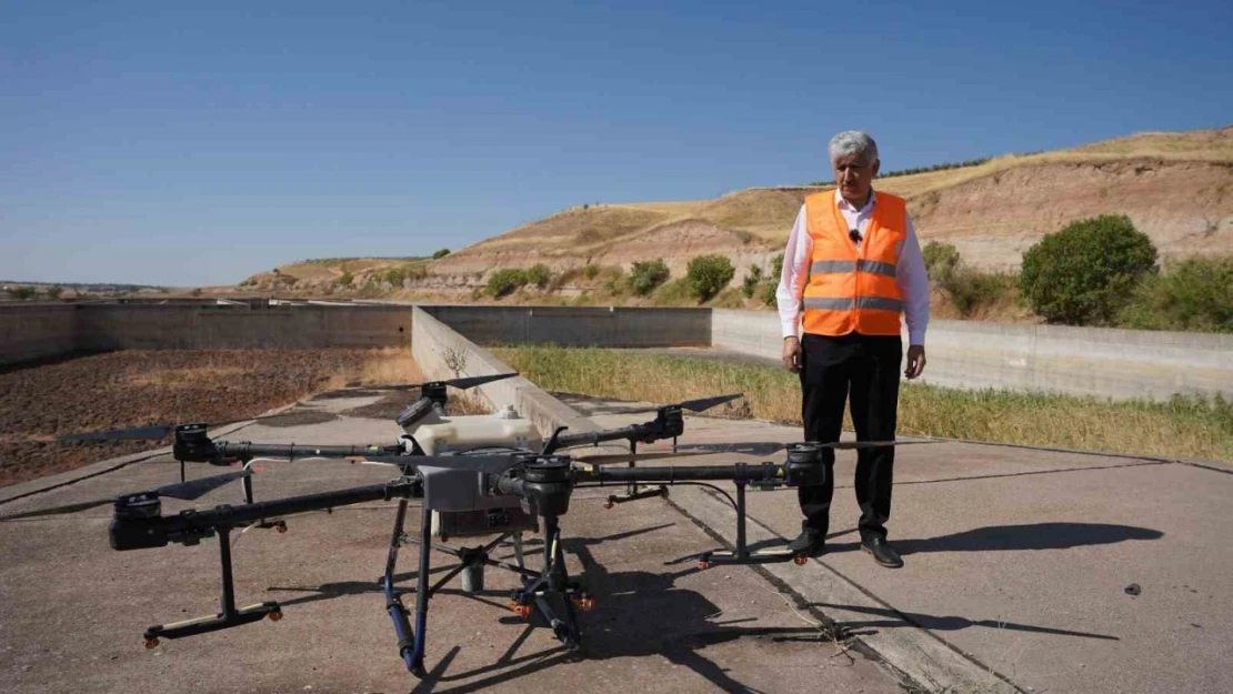 Kahta'da sivrisinekle mücadelede dronlu çözüm