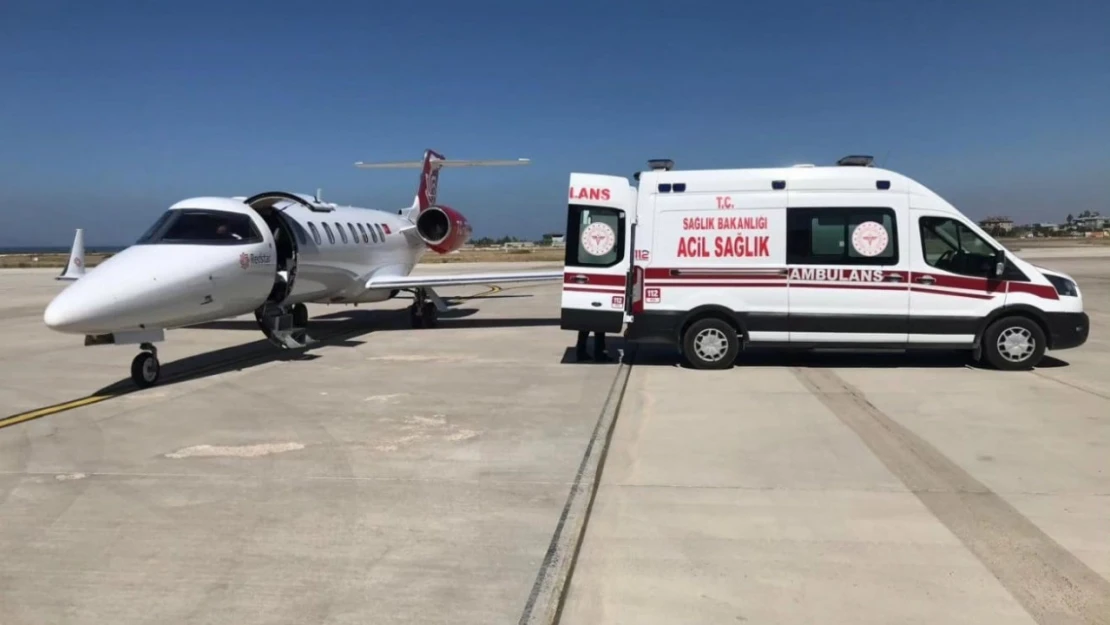 Kalp hastası 3 günlük bebek uçak ambulansla İstanbul'a sevk edildi