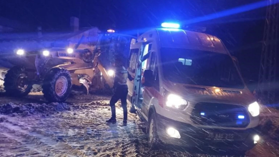 Kars'ta hasta kurtarma operasyonu