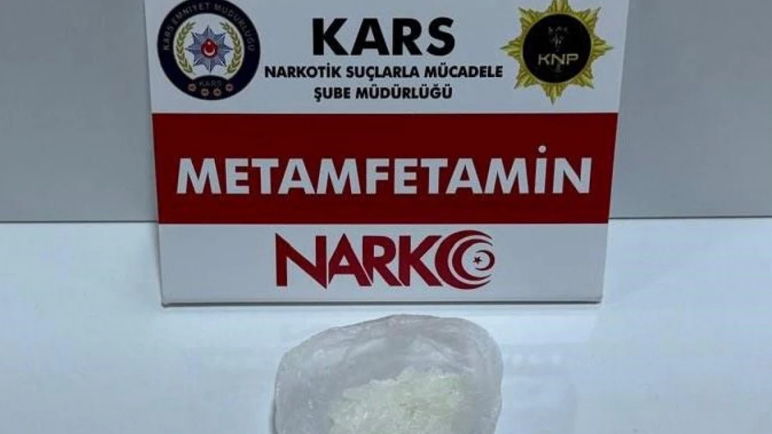 Kars'ta metamfetamin ele geçirildi