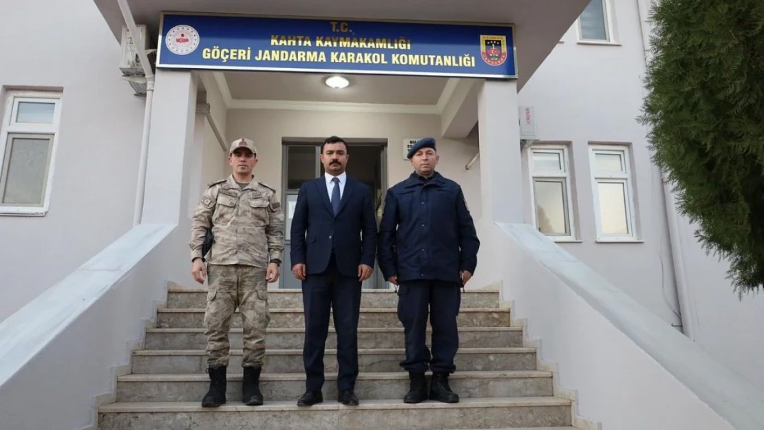 Kaymakam Soysal'dan Göçeri Jandarma Karakoluna ziyaret