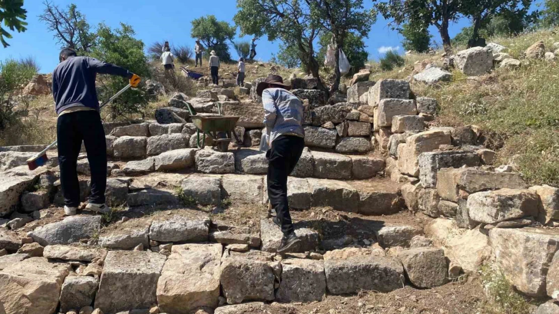 Kral 1. Antiochos'un Arsemia Antik Kenti'ndeki yazlık sarayında kazı çalışması başladı