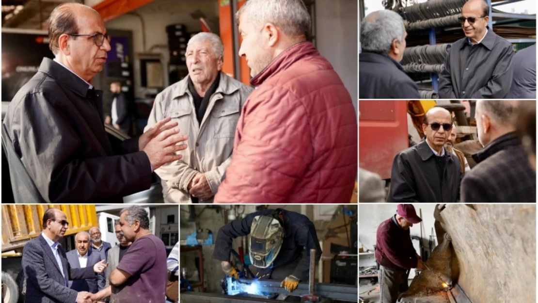Küçük Sanayi Sitesi Esnaflarından, Ak Parti Yeşilyurt Belediye Başkan Adayı İlhan Geçit'e Tam Destek