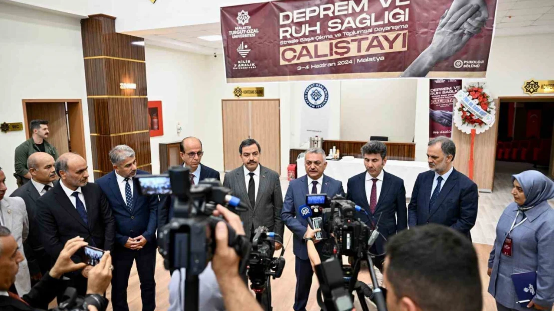 Malatya'da 'Deprem ve Ruh Sağlığı Çalıştay'ı düzenlendi