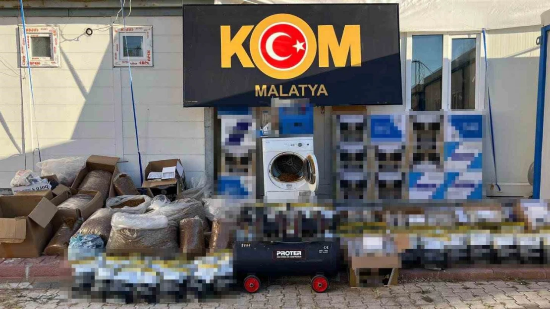 Malatya'da kaçakçılık operasyonu