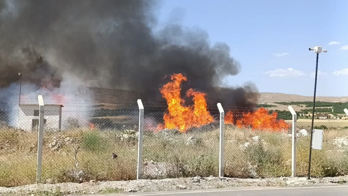 Malatya'da korkutan yangın