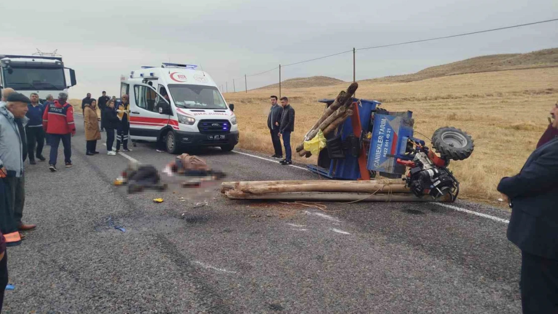 Malatya'da tır ile çapa motoru çarpıştı: 1 ölü, 2 ağır yaralı