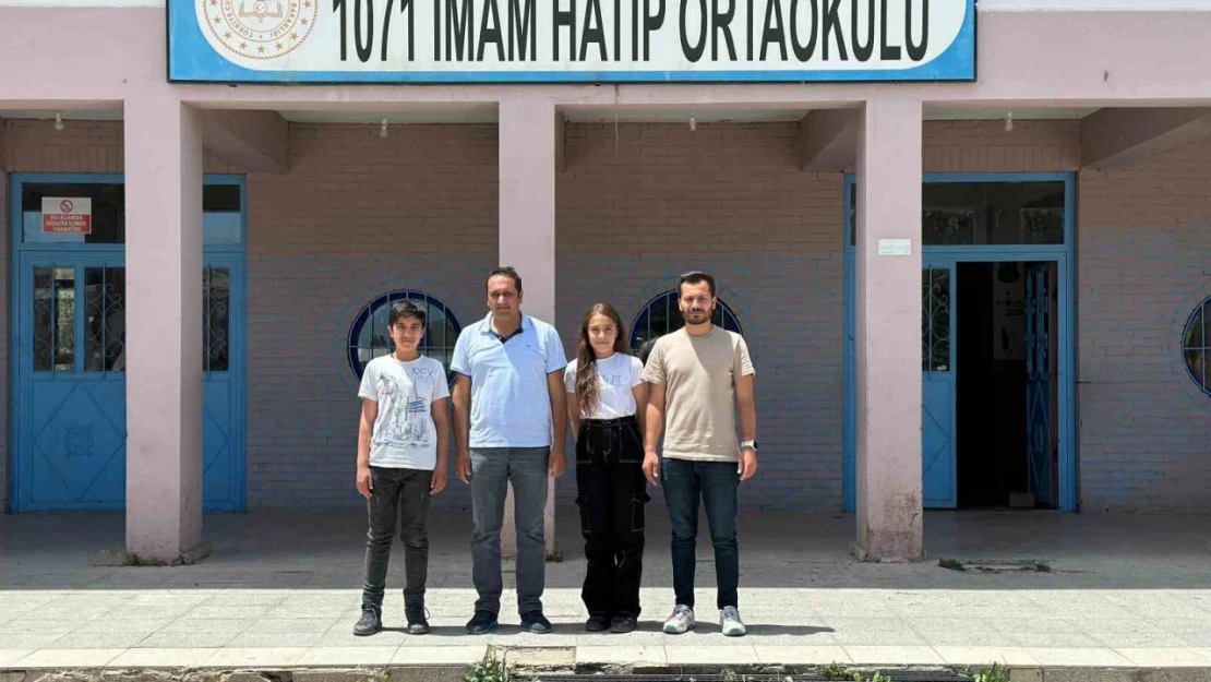 Malazgirtli öğrenciler il birincisi oldu