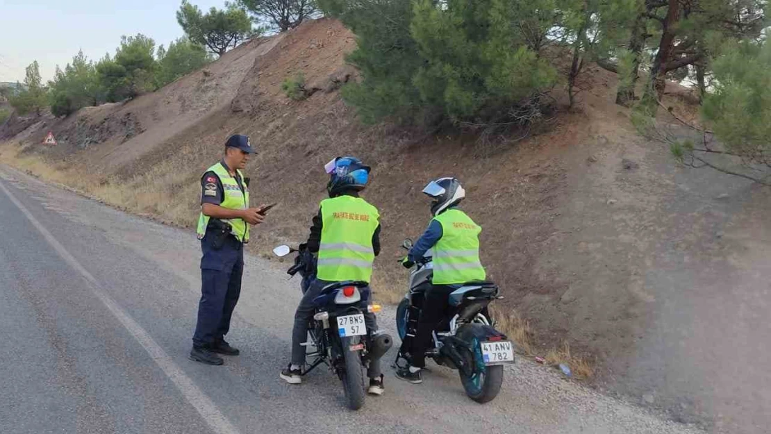 Motosiklet sürücüleri bilgilendirildi