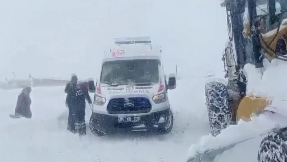 Muradiye'de hasta kurtarma operasyonu