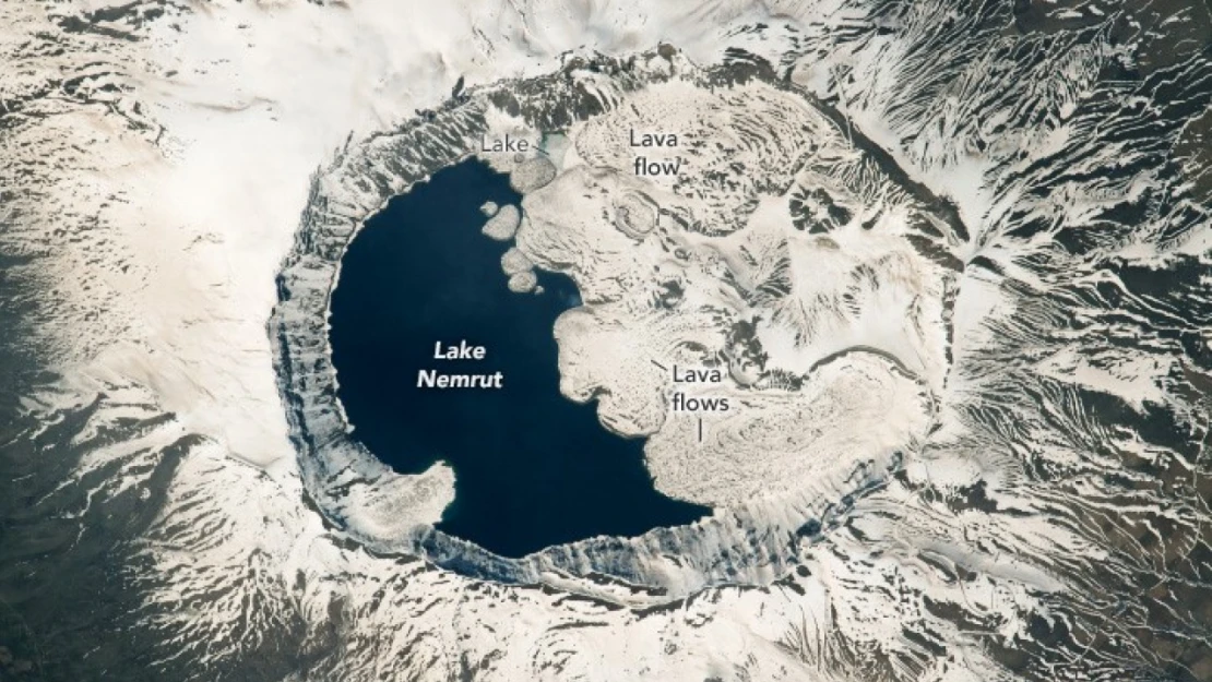 Nemrut Krater Gölü NASA astronotlarının gözdesi oldu