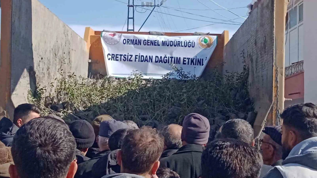 Özalp'te 10 bin ceviz ve badem fidesi dağıtıldı