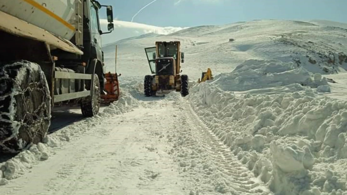 Özalp'te yol açma ve kurtarma çalışması