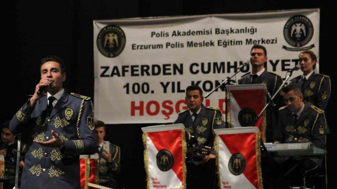 Polis Akademisi Orkestrası'ndan Erzurum'da unutulmaz konser