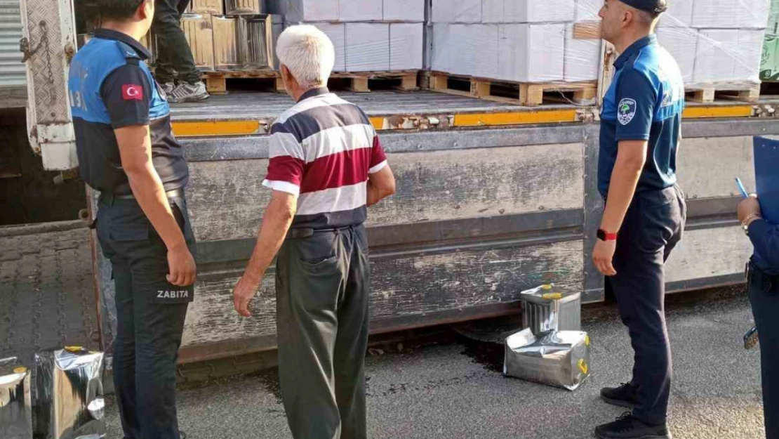 Şehitkamil'de 17 ton 947 kilogram sahte zeytinyağı ele geçirildi