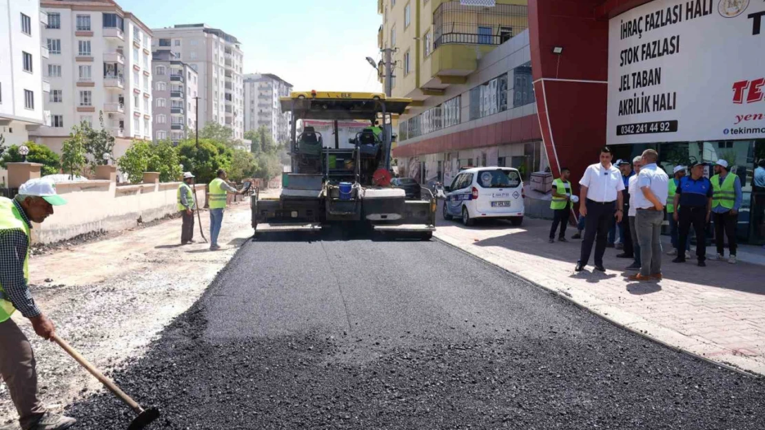 Şehitkamil'de asfalt seferberliği