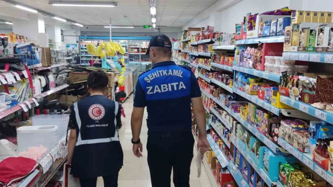 Şehitkamil'de fiyat etiketlerine sıkı denetim