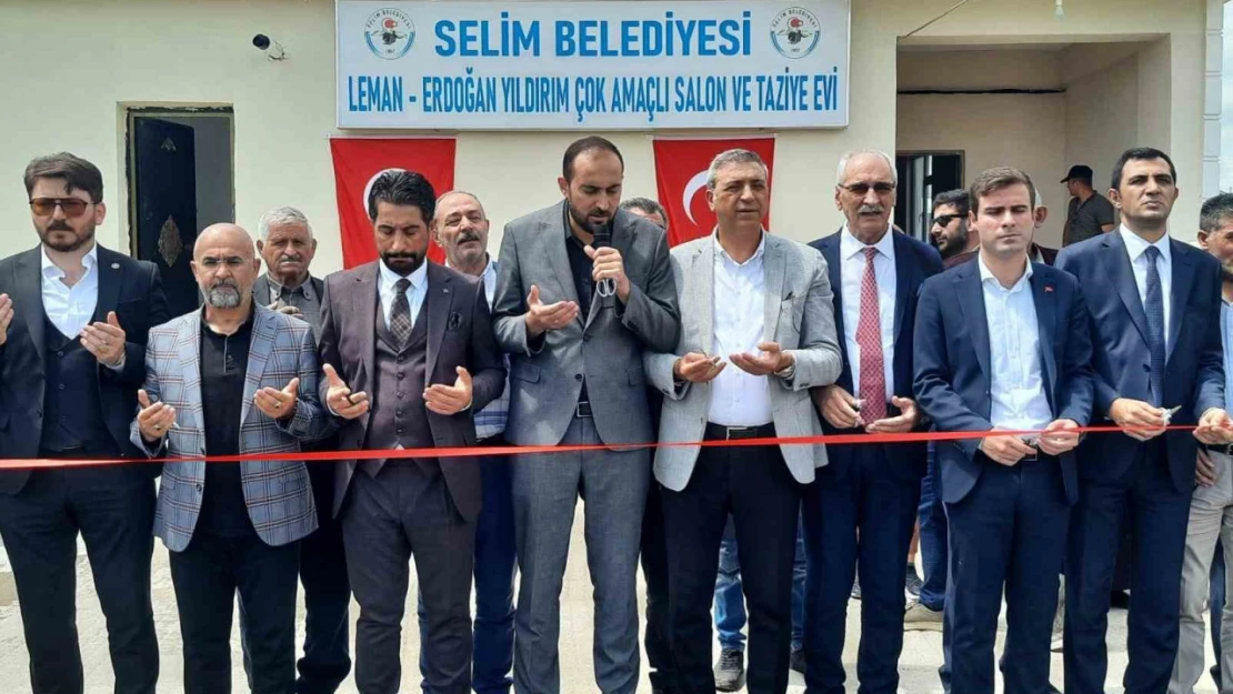 Selim'de çok amaçlı salon ve taziye evi açılışı yapıldı