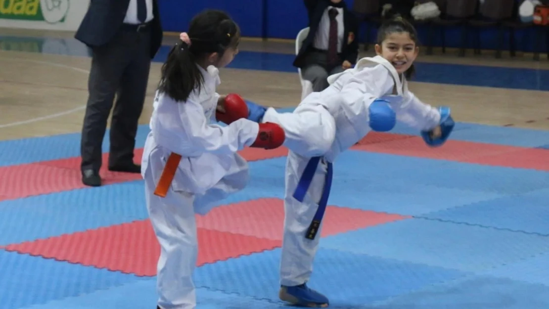 Sivas'ta minik yıldızlar ter döktü