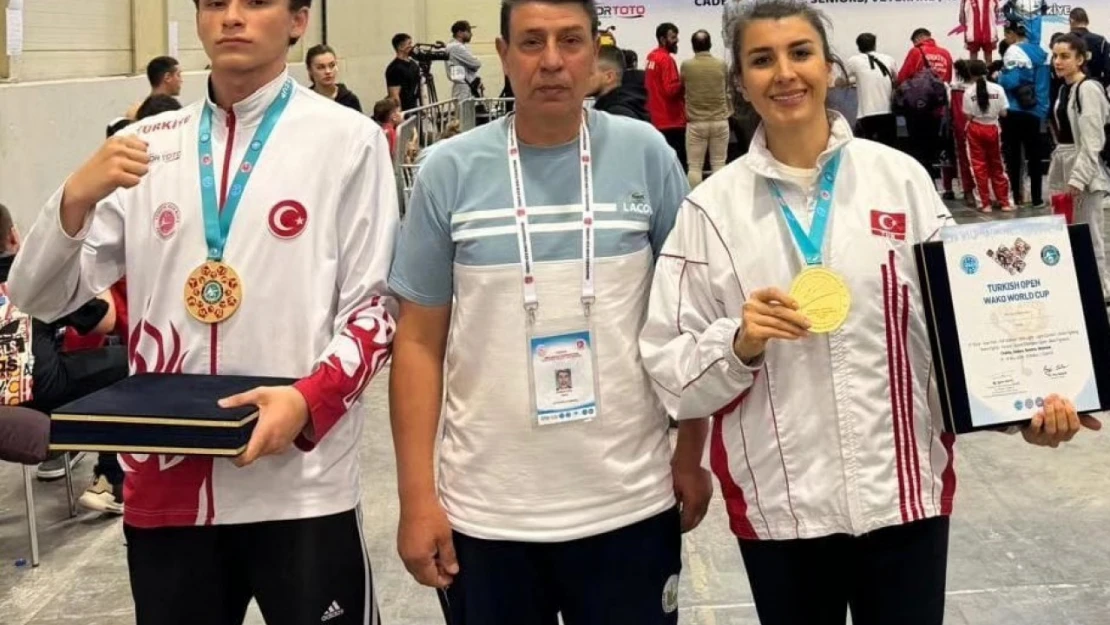 Sivaslı sporcular 11 madalya kazandı