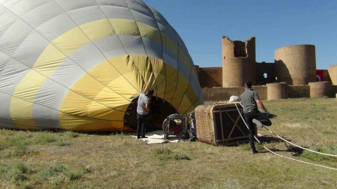 Tarihi Ani Ören Yeri'nde ilk kez balon uçuruldu