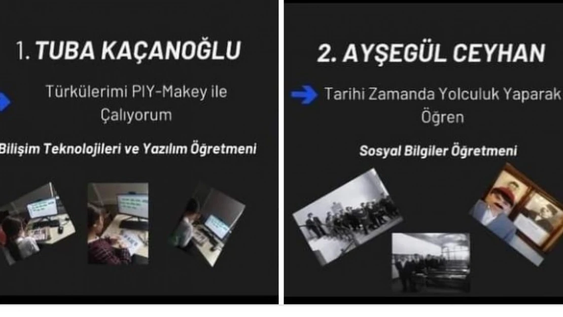 Tasarımcı öğretmenler Faik Güngör Ortaokulu'ndan