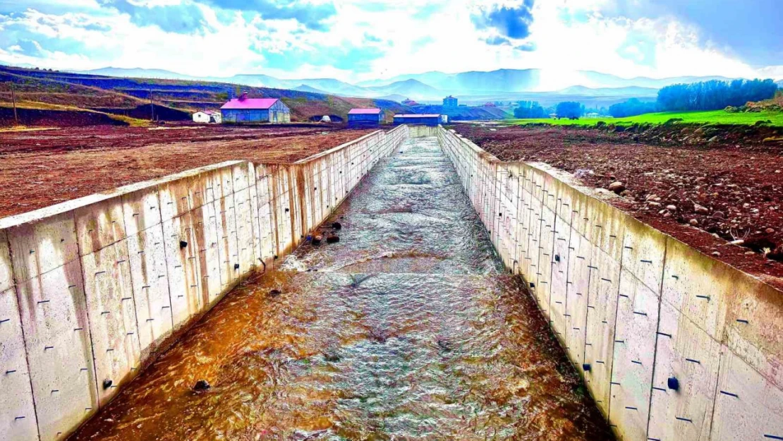 Taşlıçay dere ıslahı projesi tamamlandı