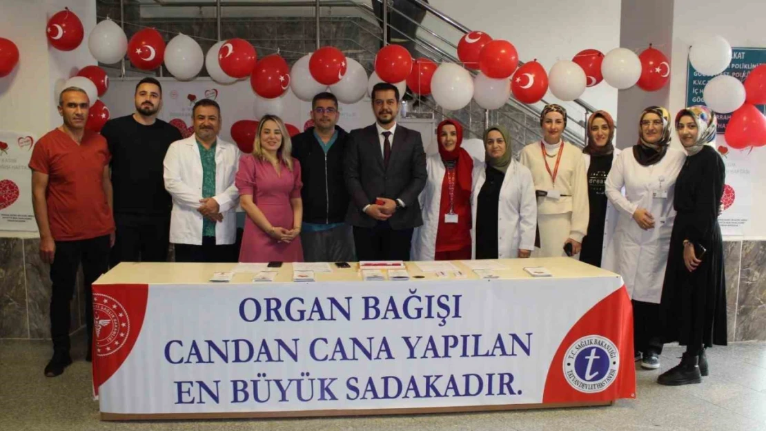 Tatvan Devlet Hastanesinde 'Organ Bağışı Haftası' etkinliği düzenlendi