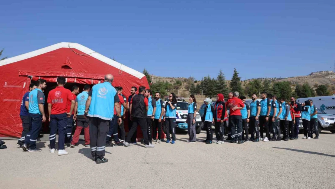 UMKE'den deprem bölgesinde 'afet hazırlık' tatbikatı