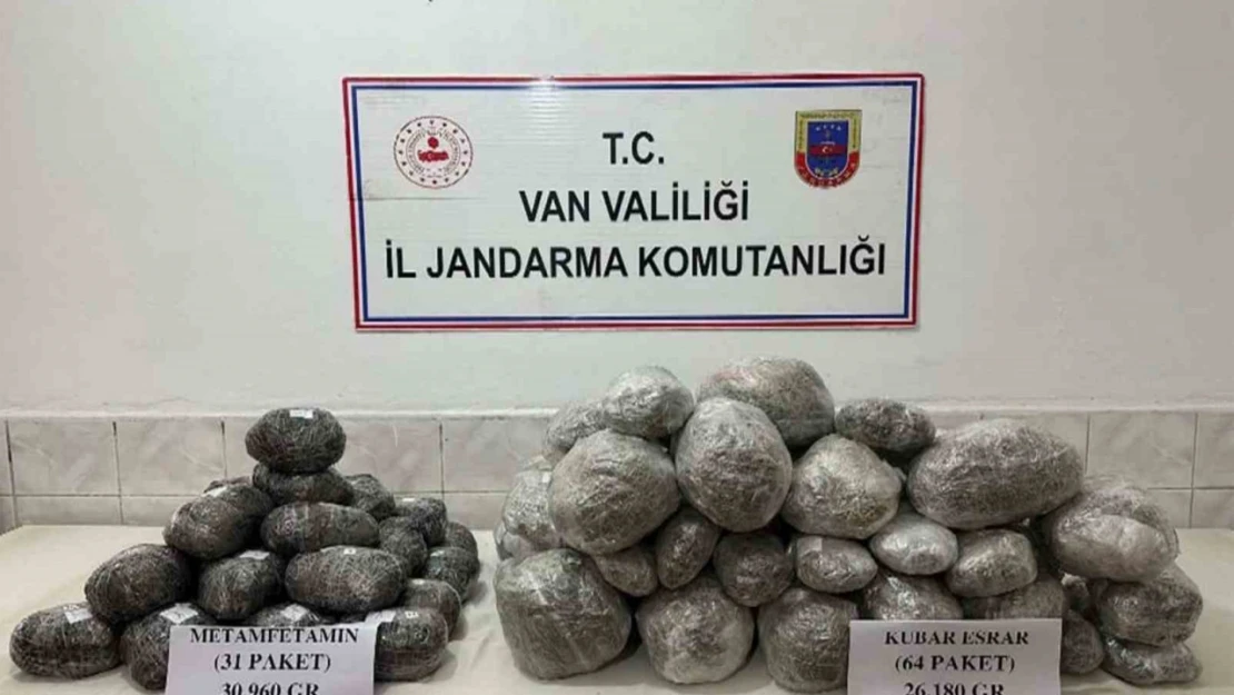 Van'da 107 kilo uyuşturucu ele geçirildi