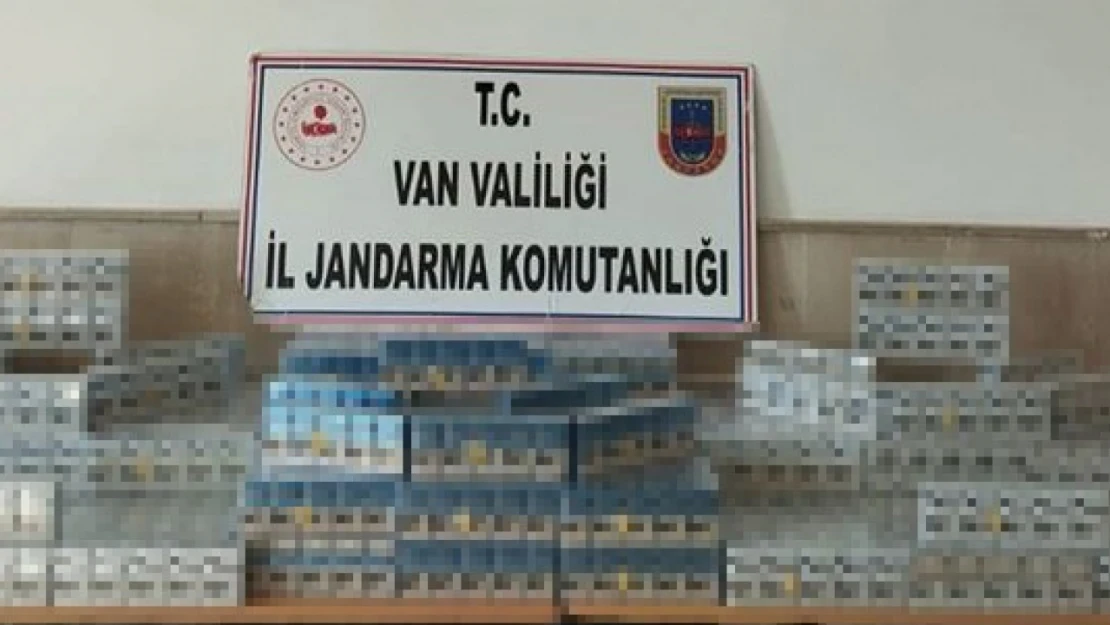 Van'da 11 bin 972 paket kaçak sigara ele geçirildi