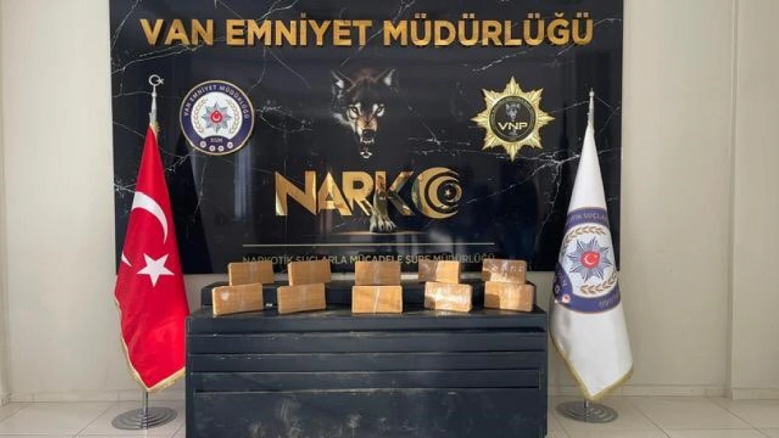 Van'da 11 kilo 500 gram metamfetamin ele geçirildi