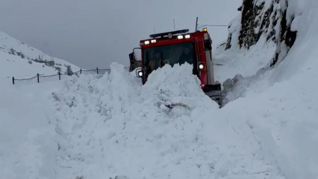 Van'da 65 yaşındaki hastaya snowtrack ambulansla ulaşıldı