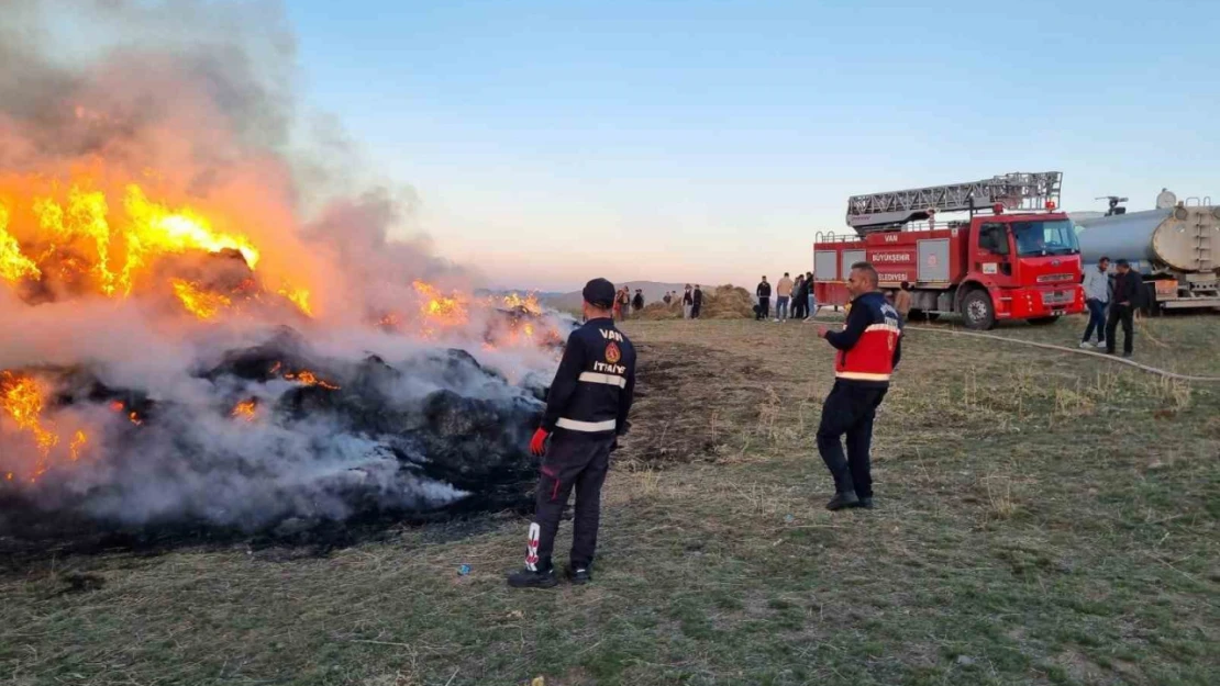 Van'da 9 bin bağ ot yandı