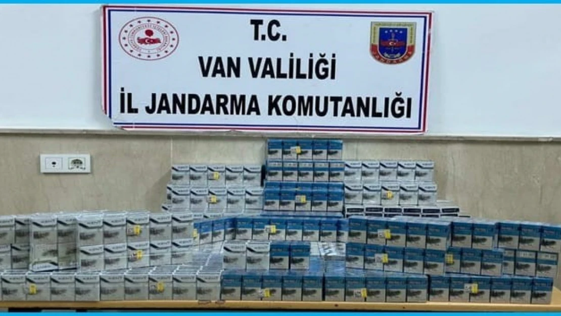 Van'da gümrük kaçağı malzemeler ele geçirildi