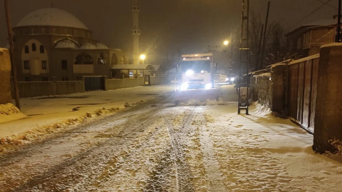 Van'da karla mücadele başladı