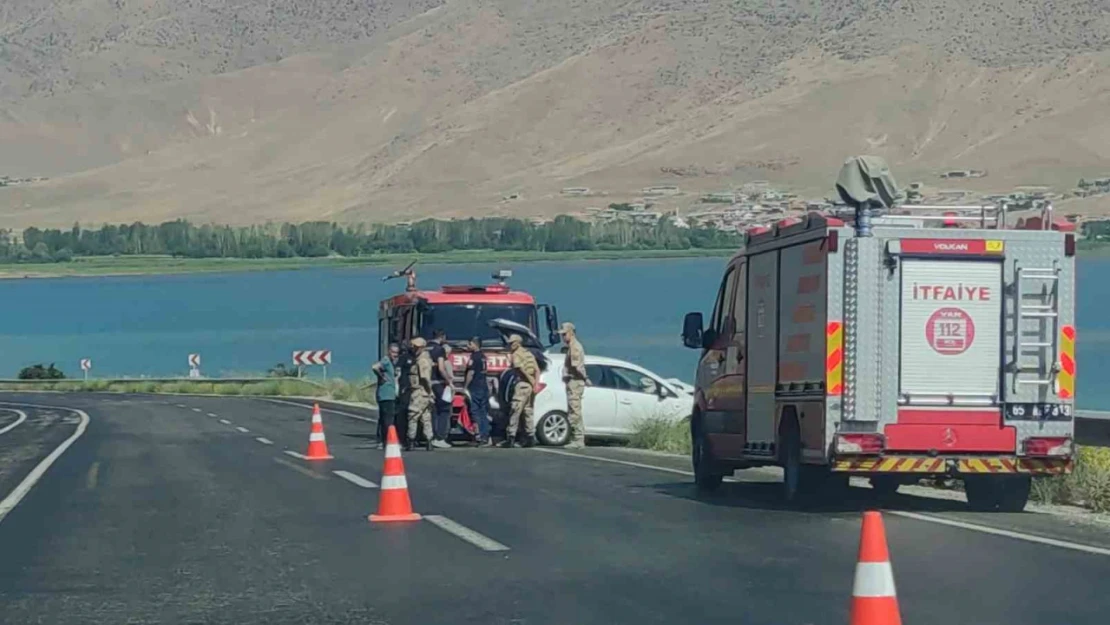 Van'da trafik kazası: 2 yaralı