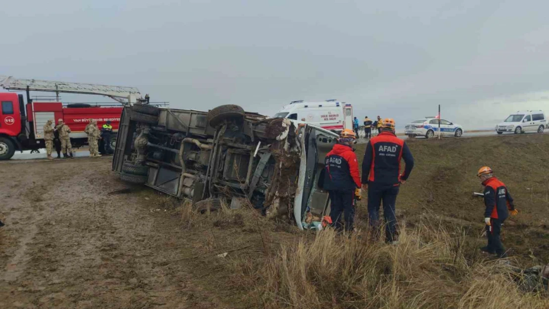 Van'da trafik kazasındaki yaralı sayısı 27'ye yükseldi